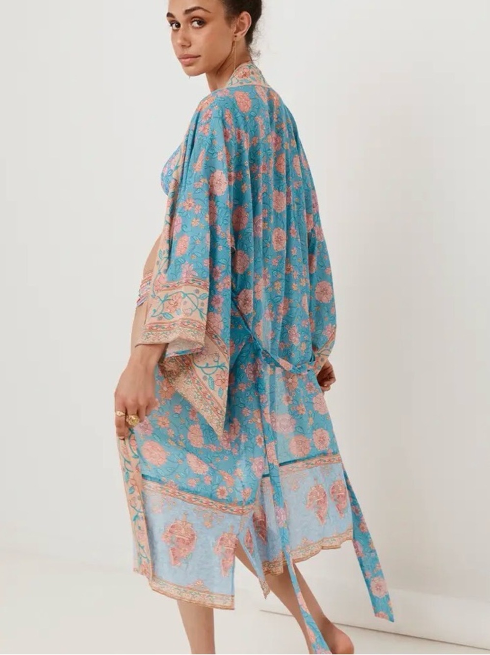 🌸 Spell Love Story Midi Robe / Kimono - Sky Blue 🌸
